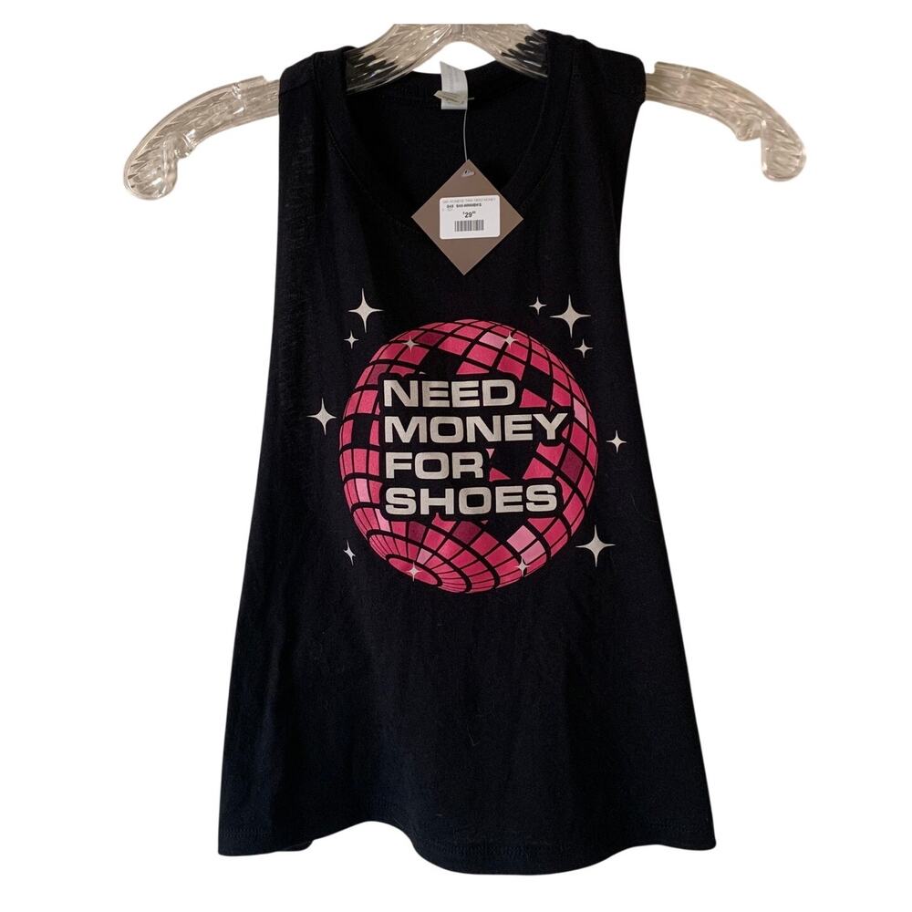 NWT Fascinations x State 48 Arizona Sz Small Disco Need Money For Shoes Tank
